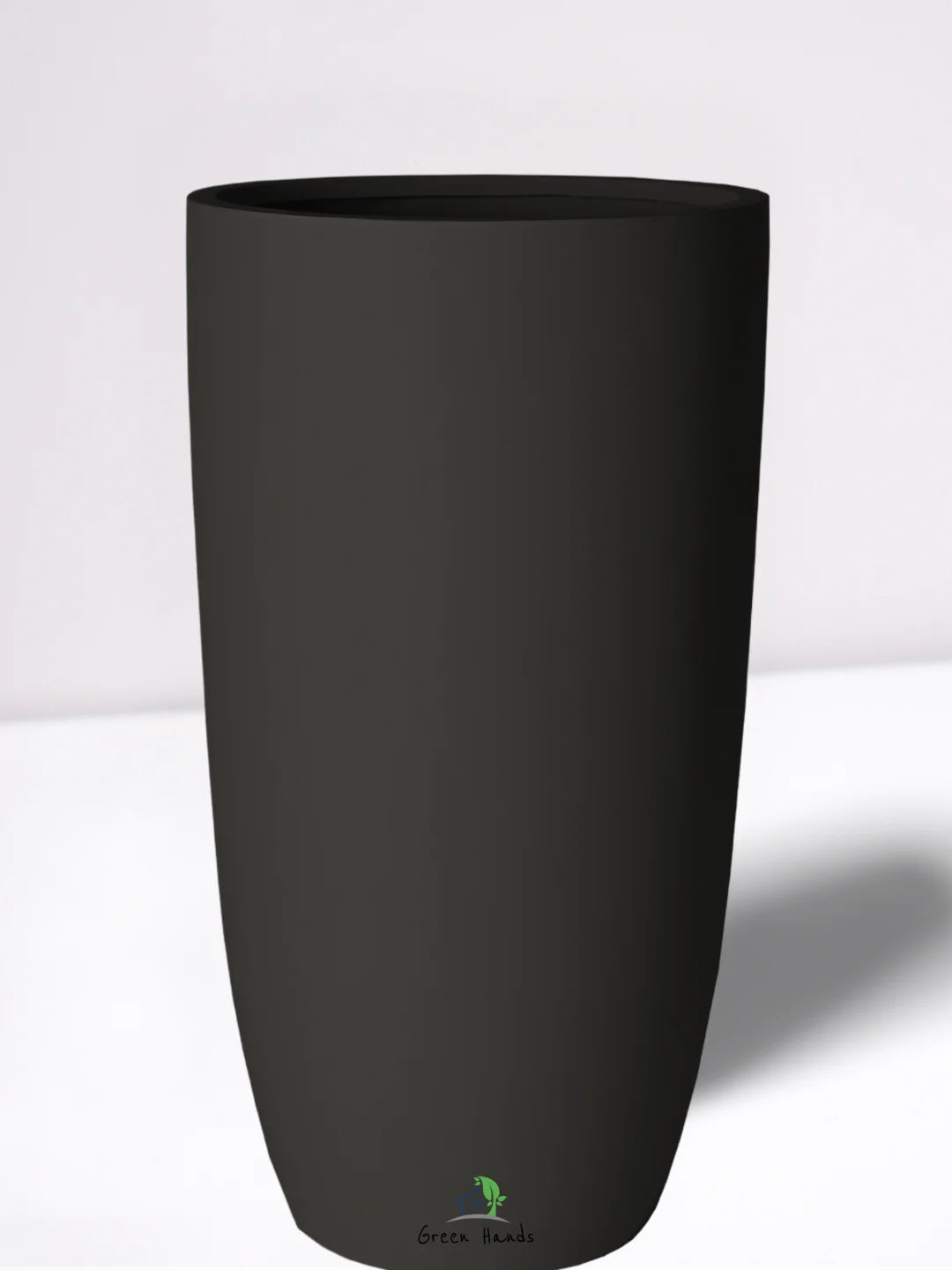 2XL-Round-Plant-Pot-Grande-Bloom-Fiber-Planter-Matte-Black