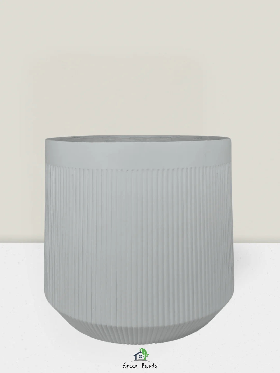 L-Round-Plant-Pot-Royal-Terra-Fiber-Pot-Silver-Grey