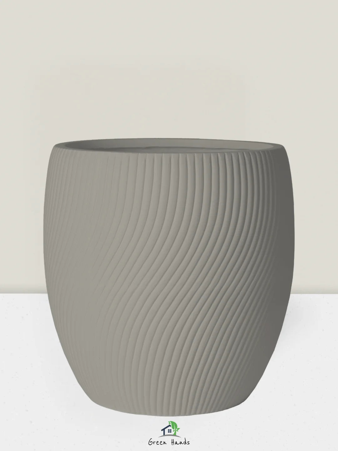 L-Round-Plant-Pot-Twilight-Mirage-Fiber-Pot-Stone-Grey