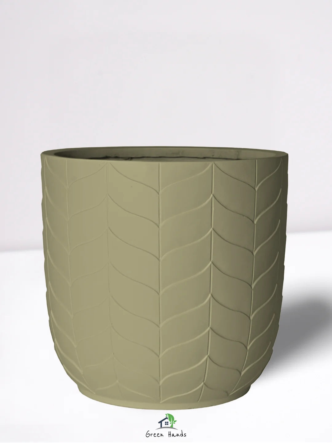 Large-Round-Plant-Pot-Majestic-Flora-Fiber-Pot-Matcha-Green