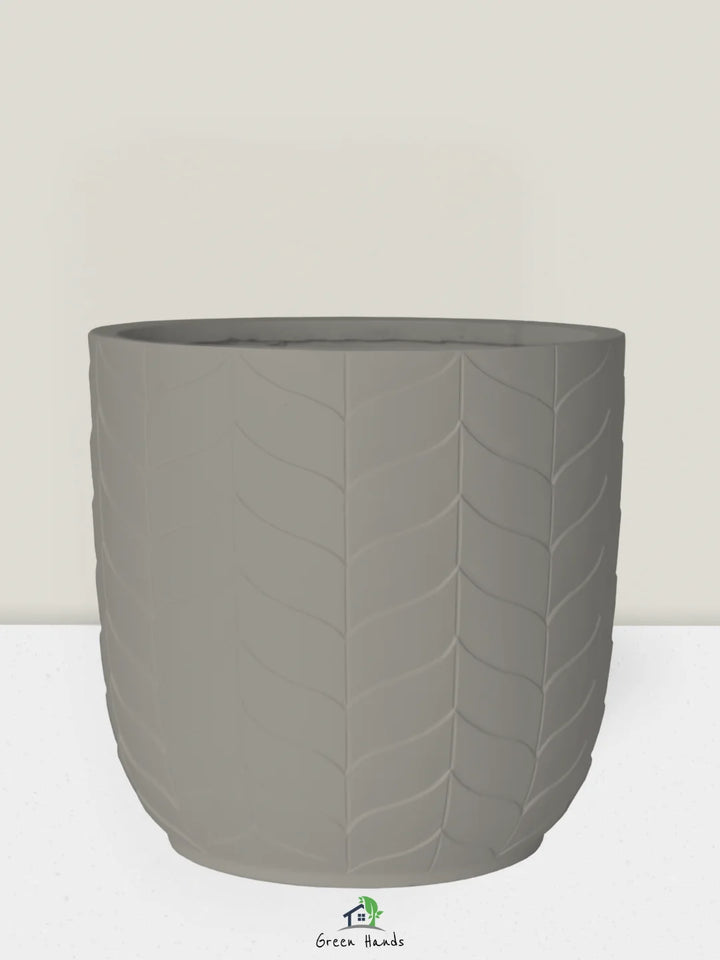 Large-Round-Plant-Pot-Majestic-Flora-Fiber-Pot-Stone-Grey