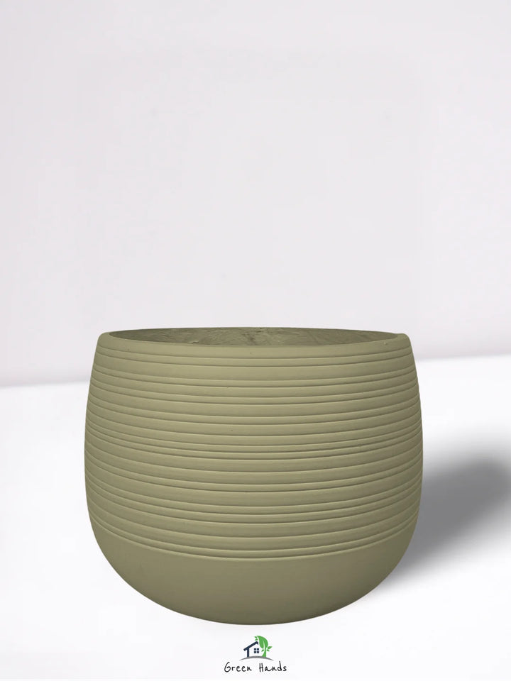 M-Round-Plant-Pot-Moonlit-Elegance-Fiber-Pot-Matcha-Green