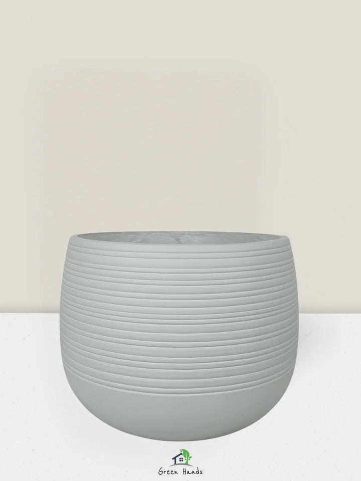 M-Round-Plant-Pot-Moonlit-Elegance-Fiber-Pot-Silver-Grey