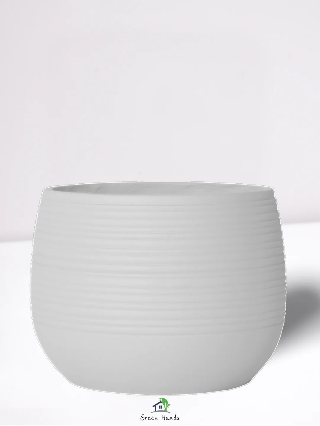 M-Round-Plant-Pot-Moonlit-Elegance-Fiber-Pot-White