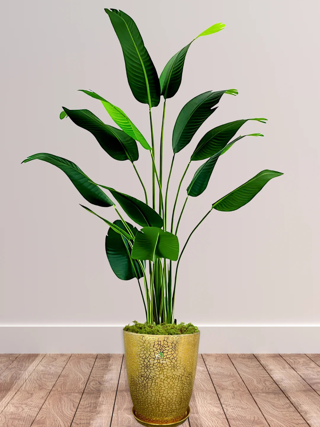 Potted-Artificial-XXL-Bird-of-Paradise-Tree-in-Premium-Gold-Ceramic-Pot