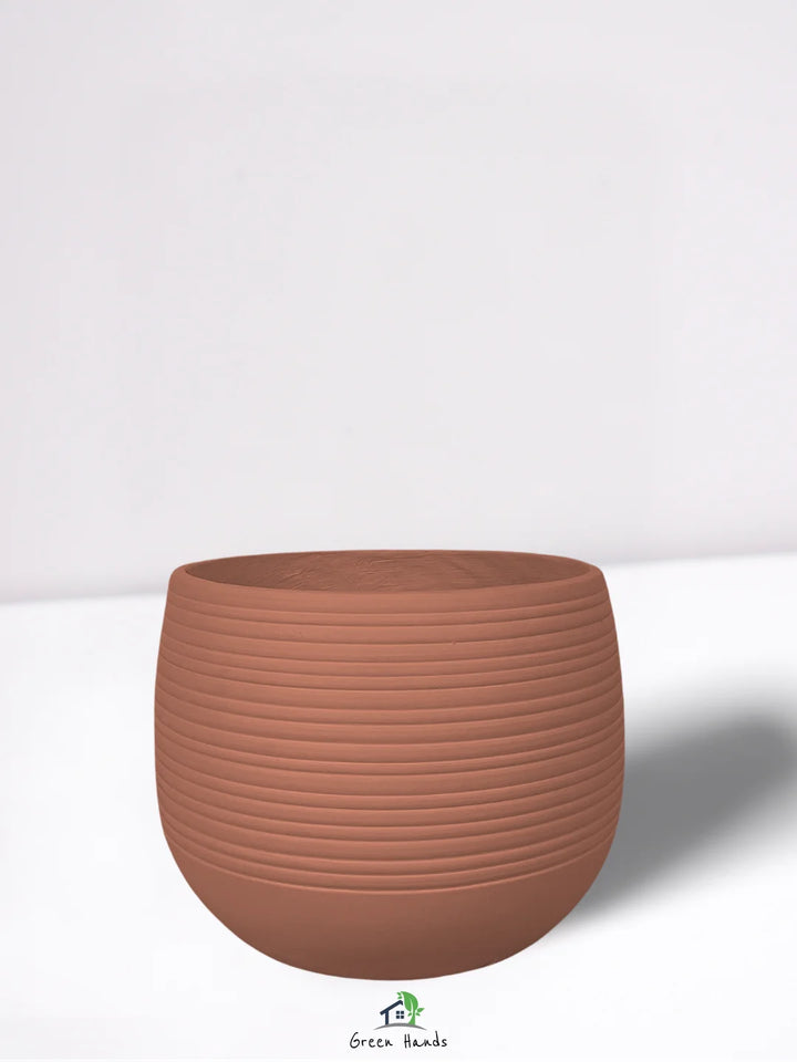 S-Round-Plant-Pot-Moonlit-Elegance-Fiber-Pot-Coral-Red