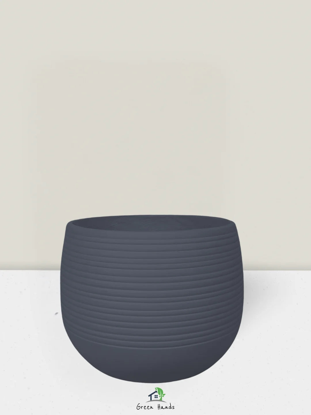 S-Round-Plant-Pot-Moonlit-Elegance-Fiber-Pot-Dark-Grey