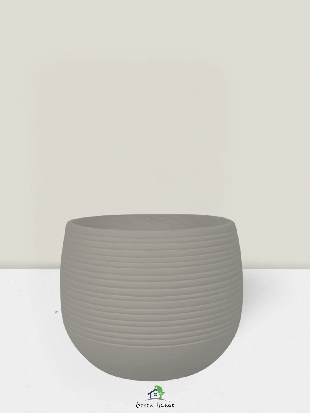 S-Round-Plant-Pot-Moonlit-Elegance-Fiber-Pot-Stone-Grey