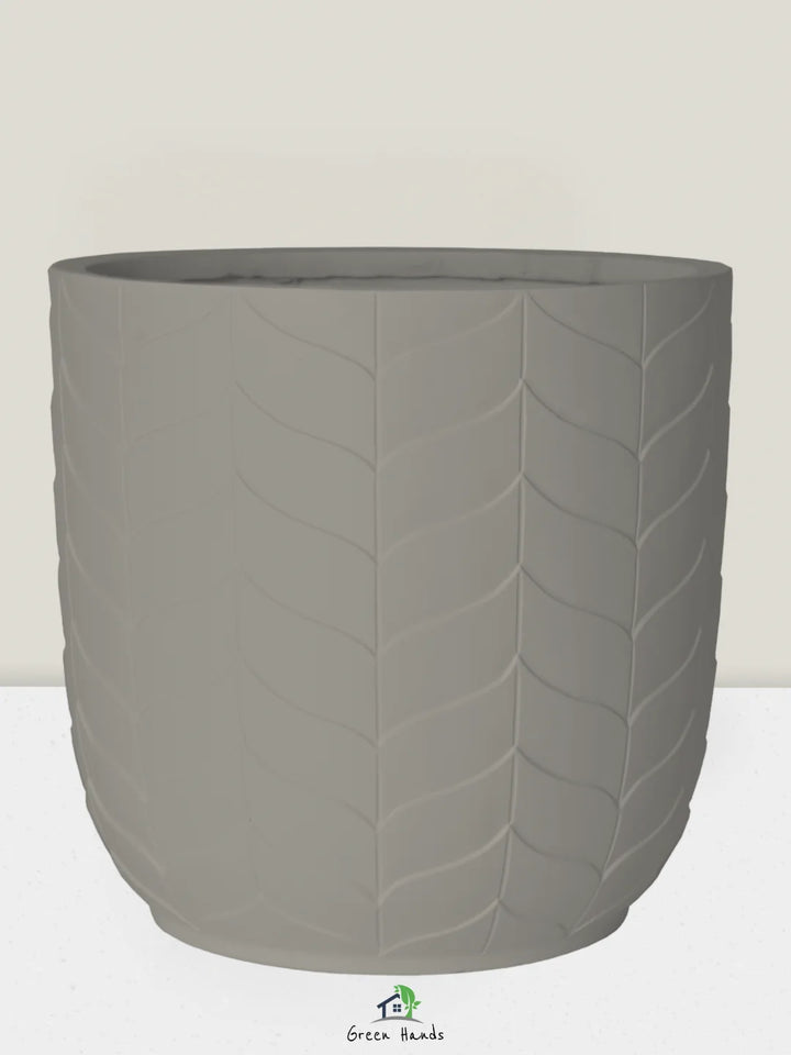 XL-Round-Plant-Pot-Majestic-Flora-Fiber-Pot-Stone-Grey