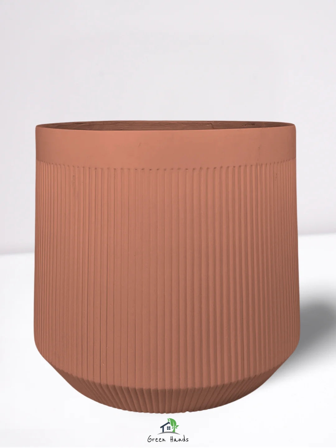 XL-Round-Plant-Pot-Royal-Terra-Fiber-Pot-Coral-Red